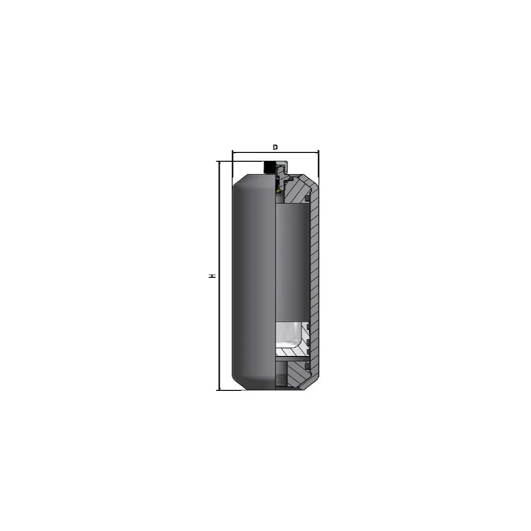 FOX HP Series Piston Accumulator - Non-Repairable