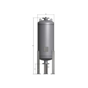 FOX Special Series Bladder Accumulator with Flanged Connections