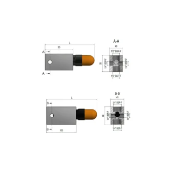 FOX SSB6 - SSB10 Series Manual Safety Block