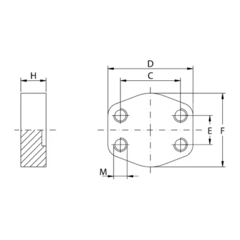 Controflange Cieche Oleo Tecnica