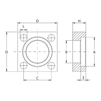 Flange Cetop Oleo Tecnica
