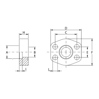 Flange Piatte a Saldare di Tasca Oleo Tecnica
